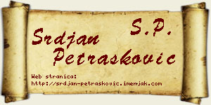Srđan Petrašković vizit kartica